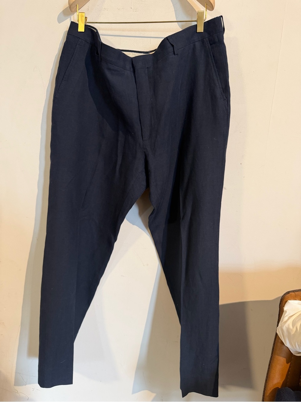 Polo Navy linen Dress Pants
